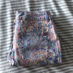 Charter club patterned summer time capris